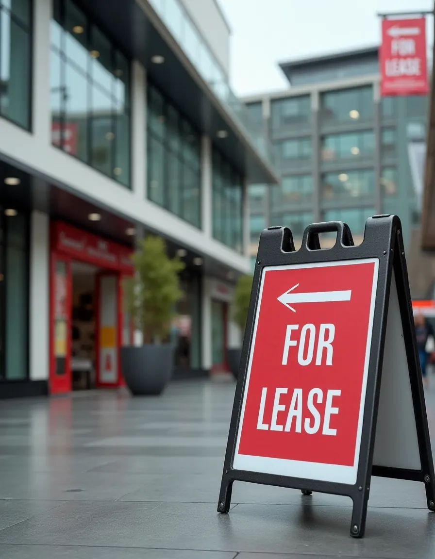 A commercial property offered for lease
